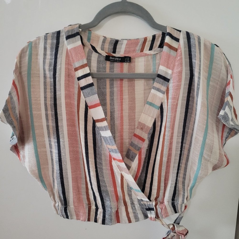 Bershka Linen Blouse
